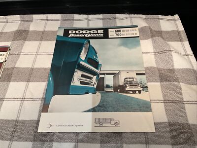 1957 Dodge Power Giant Trucks  Model 600 700 Sales Brochure Original, RARE!