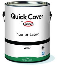 Glidden Quick Cover Interior Latex Paint Flat...