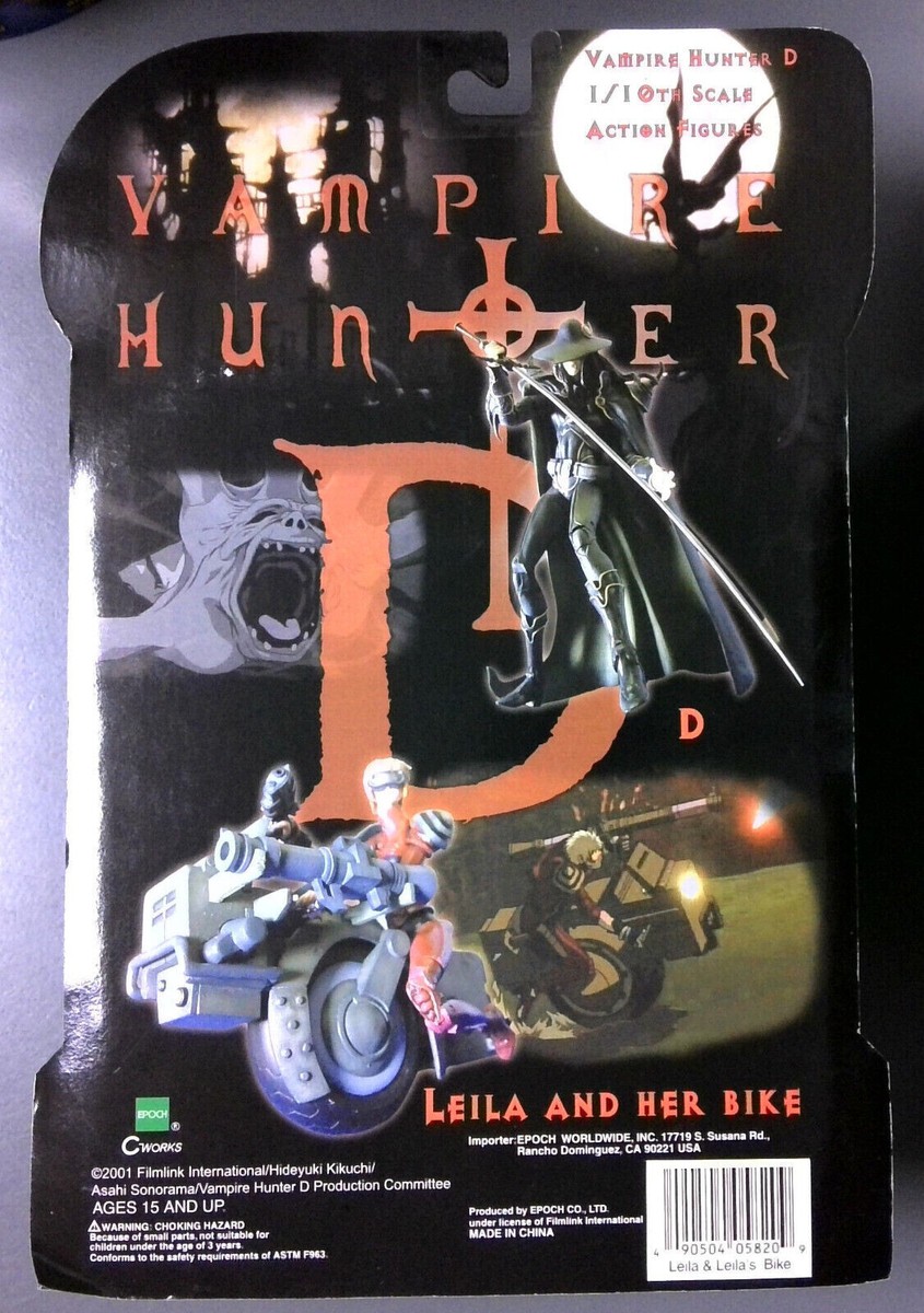 VAMPIRE HUNTER D LEILA and Her Bike Action Figure 2001 NEW | eBay UK