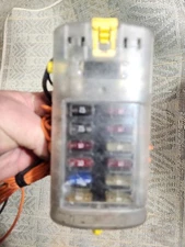 Blue Sea Systems 5026 ST Blade Fuse Block 12 Circuit w/ Ground & Cover Marine 