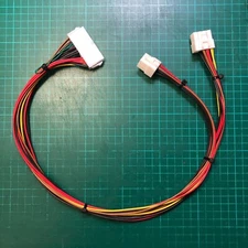 Sega Chihiro 60cm Arcade Terminal JVS Power Supply ATX Adapter Cable 24pin To