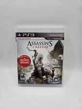 Assassin's Creed III Game For PlayStation 3 PS3 CIb/Complete in box