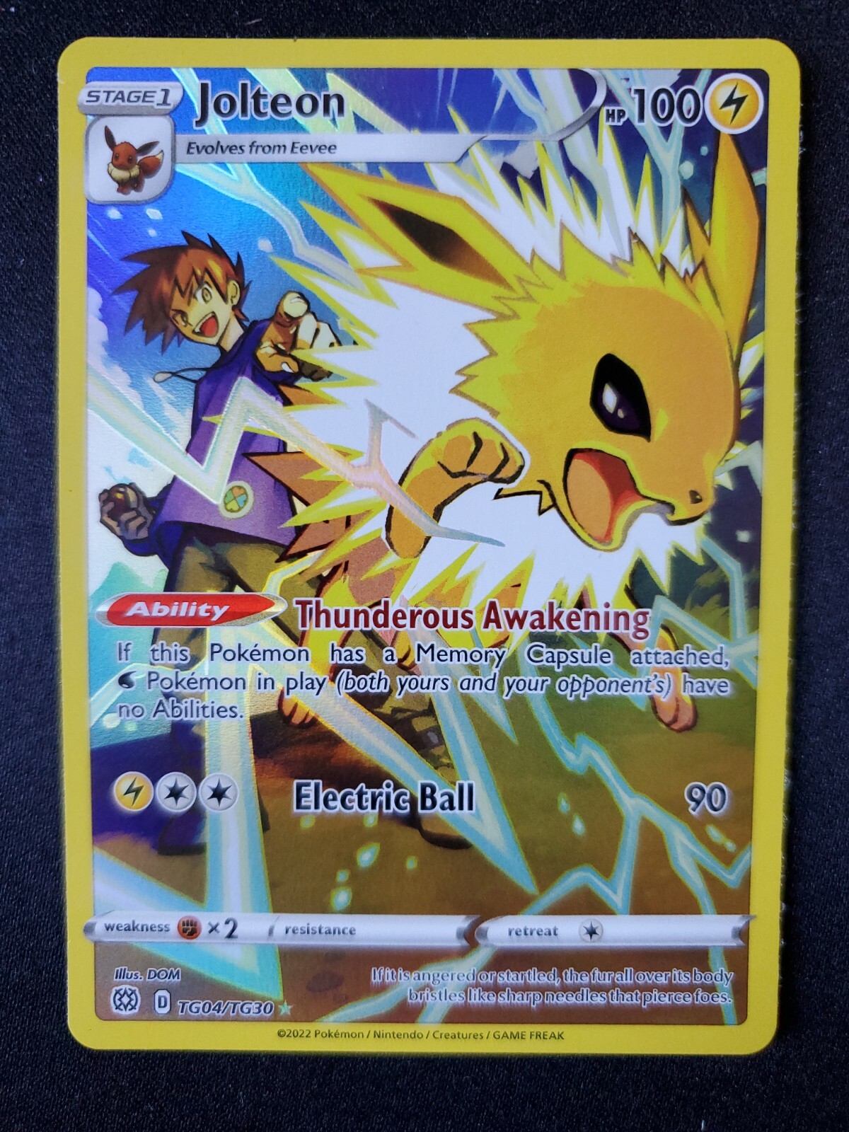 Jolteon Full Art - TG04/TG30 Brilliant Stars Trainer Gallery - Pokemon  Mint/NM | eBay