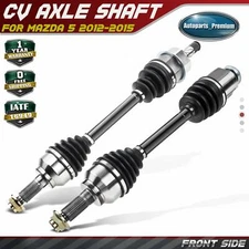 2pcs Front LH & RH CV Axle Assembly for Mazda 5 2012-2015 2.5L Automatic Trans