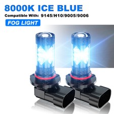 For Ford F150 F250 F350 Super Duty 8000k Ice Blue Led Fog Lights Bulbs Kits 2pcs