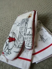 Disney Winnie The Pooh 3 Piece Kitchen Towel Set