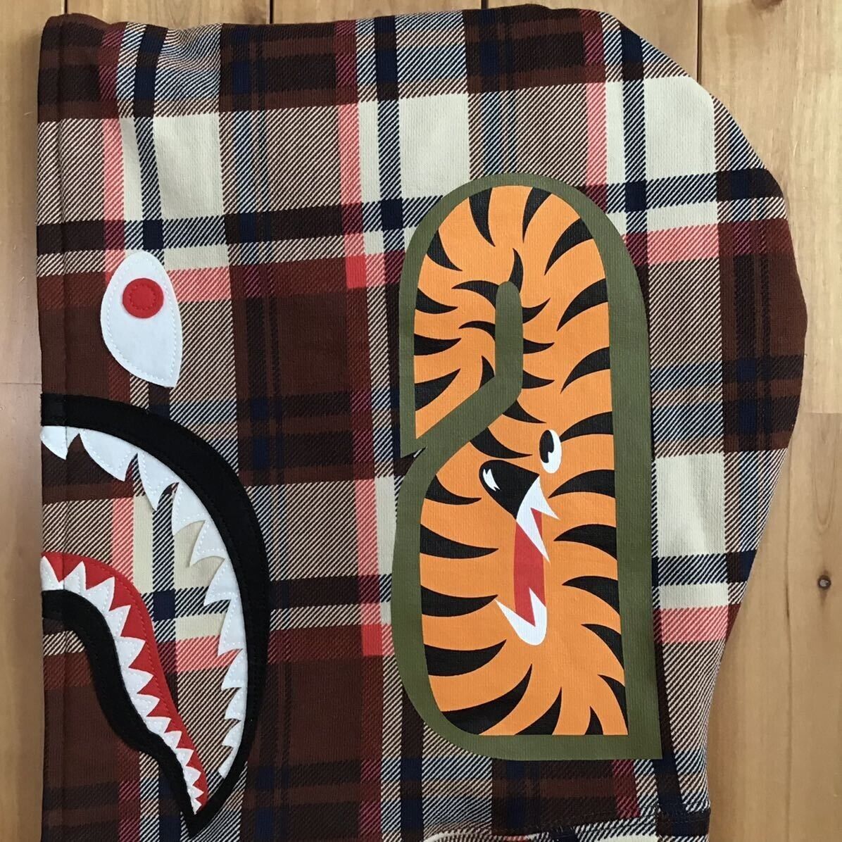 BAPE NFS Limited Check Shark full zip hoodie NIGO A Bathing BAPE NFS Limited Check Shark full zip hoodie NIGO A Bathing