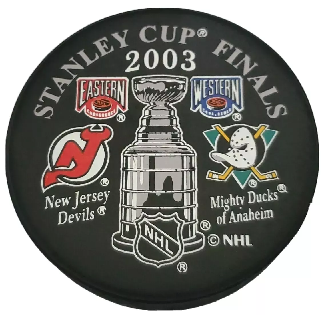 2003 NHL Stanley Cup Jersey Patch Anaheim Ducks vs. New Jersey Devils