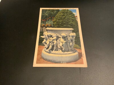 Kansas City, Mo. ~ Three Century Old Wellhead - 1954 Stamped Vintage Postcard