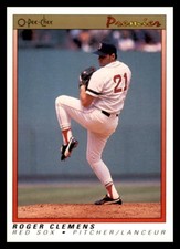 1991 O-Pee-Chee Premier #23 Roger Clemens Boston Red Sox