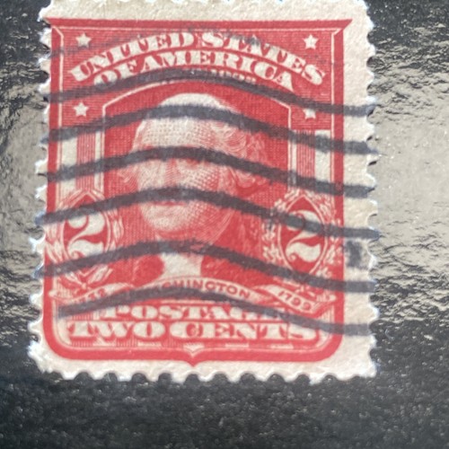 US STAMPS / GEORGE WASHINGTON 2 Cent Carmine 1908 STAMP RARE ๐ฅ๐ฅ