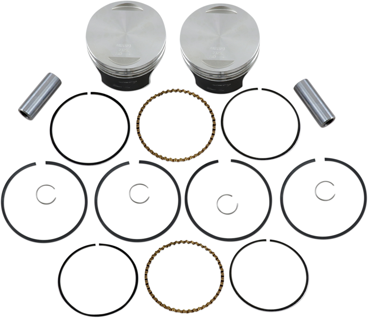 Wiseco Harley 1340 Evo 8.51 CR 3497X Piston Kit main image 1
