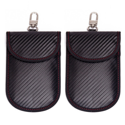 Faraday Bag for Key Fob (2 Pack), Cage Protector - Car RFID Signal Blocking US