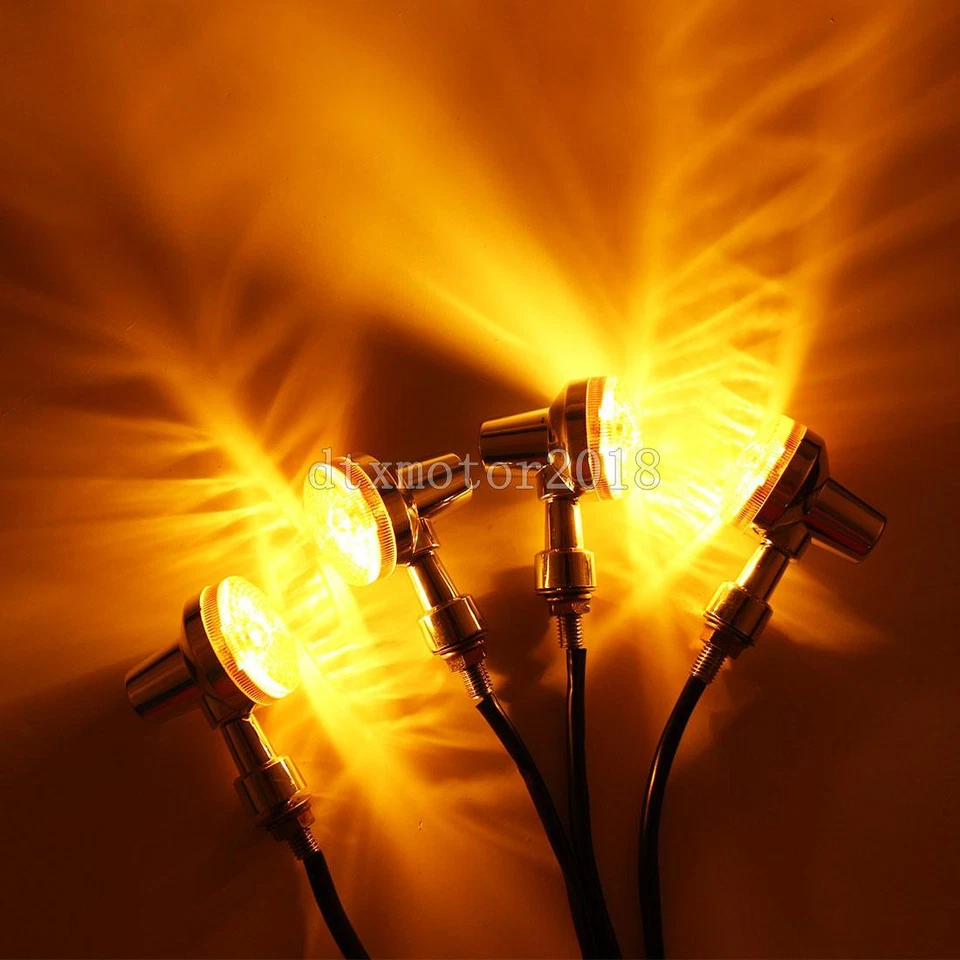 Mini señales de giro de plástico de 2,4" para Suzuki GS 450 500 550 650 750 850 1100 1150 Foto 4 de 4