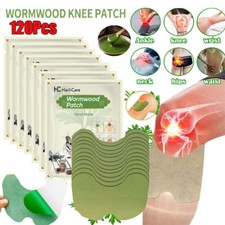 120PCS Knee Relief Patches Sticker Joint Pain Wormwood Ache Plaster Pad Health