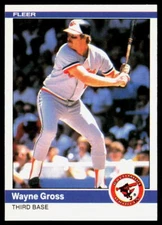 Wayne Gross 1984 Fleer Update #U-45 NMT