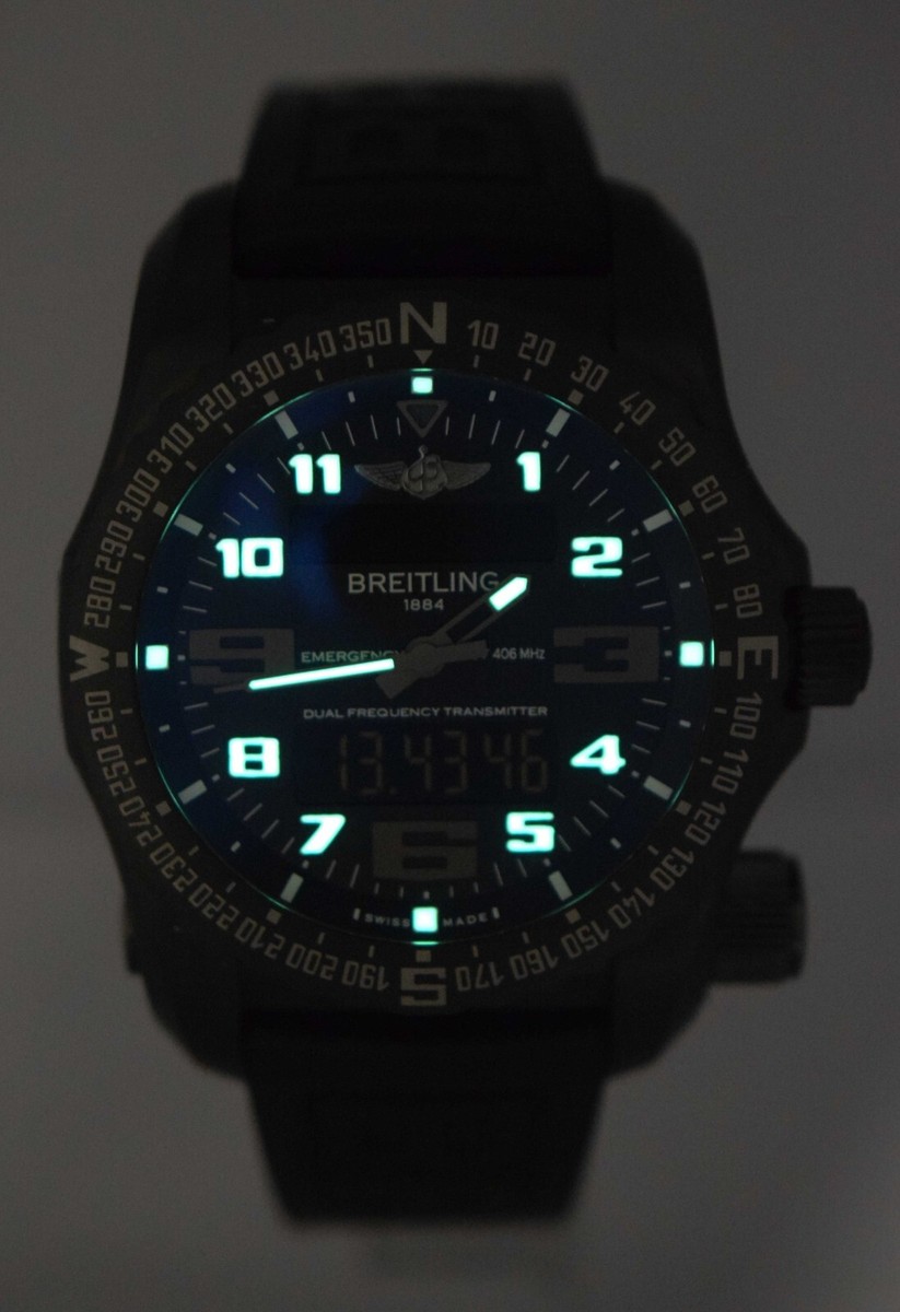 Breitling Emergency Night Mission Titanium Volcano Black 51mm