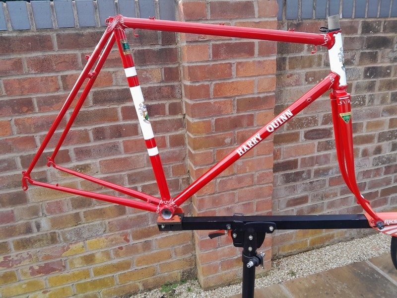 VINTAGE HARRY QUINN FRAME + FORKS..NICE ! .. LOOK !