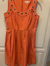 Calvin Klein Sz 4 Dress  Sleeveless Career Cocktail Dress Cut out grommets Party