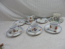 RUDOLSTADT HAPPIFATS CHILDS TEA SET Teapot BEYER  BOCK GERMANY Bone China