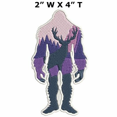Sasquatch Stickers Sasquatch Forest Decals - Set Of 3 Rustic Color Bigfoot Silhouette Vinyl Car Stickers For Truck Window Bumper Laptop Tumbler Bigfoot Car Sticker