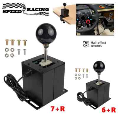 H Gear Shifter USB Simulator Shifter Hall Sensor For ETS2 WRC PC Sim Racing Game