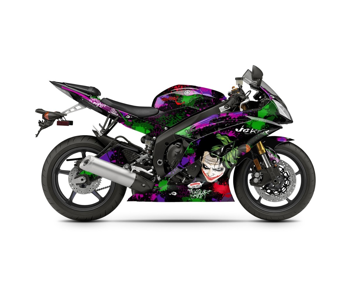 2 Adesivi Yamaha Bianco Lucido Per Serbatoio/carena - Oracal 651 40 Mm - R6, R1, RD