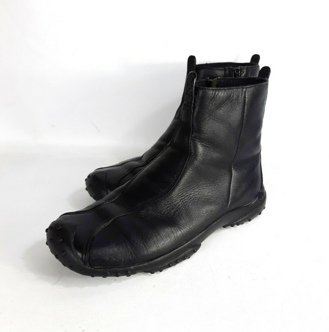 Seppi Black Leather Boots | eBay