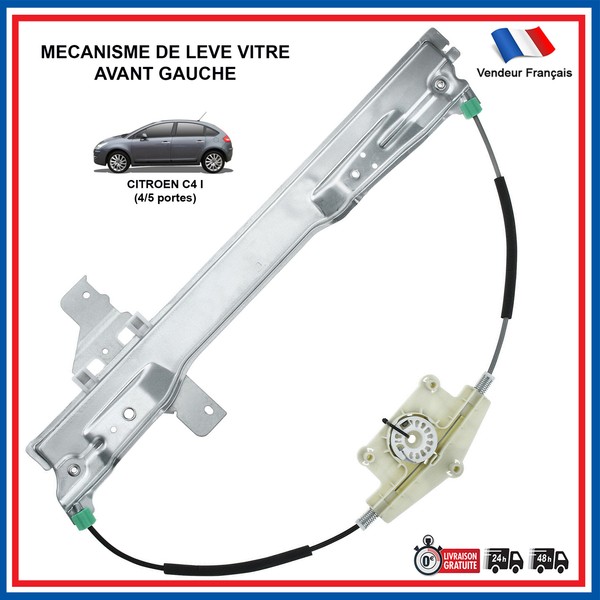 Elektrischer Fensterheber Vorne Links FüR Citroen C4 I - 5 TüRen - 9221.V1-image