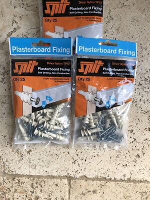 Spit Driva Nylon TP12 Gipskartonbefestigungen ++selbstbohrende Befestigungen++ 25 Stück