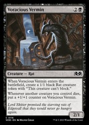 Voracious Vermin 116/475 Foil Common Wilds of Eldraine MTG