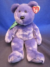 TY Beanie Buddies Employee Bear 2000 Teddy Bear NEW with TAG