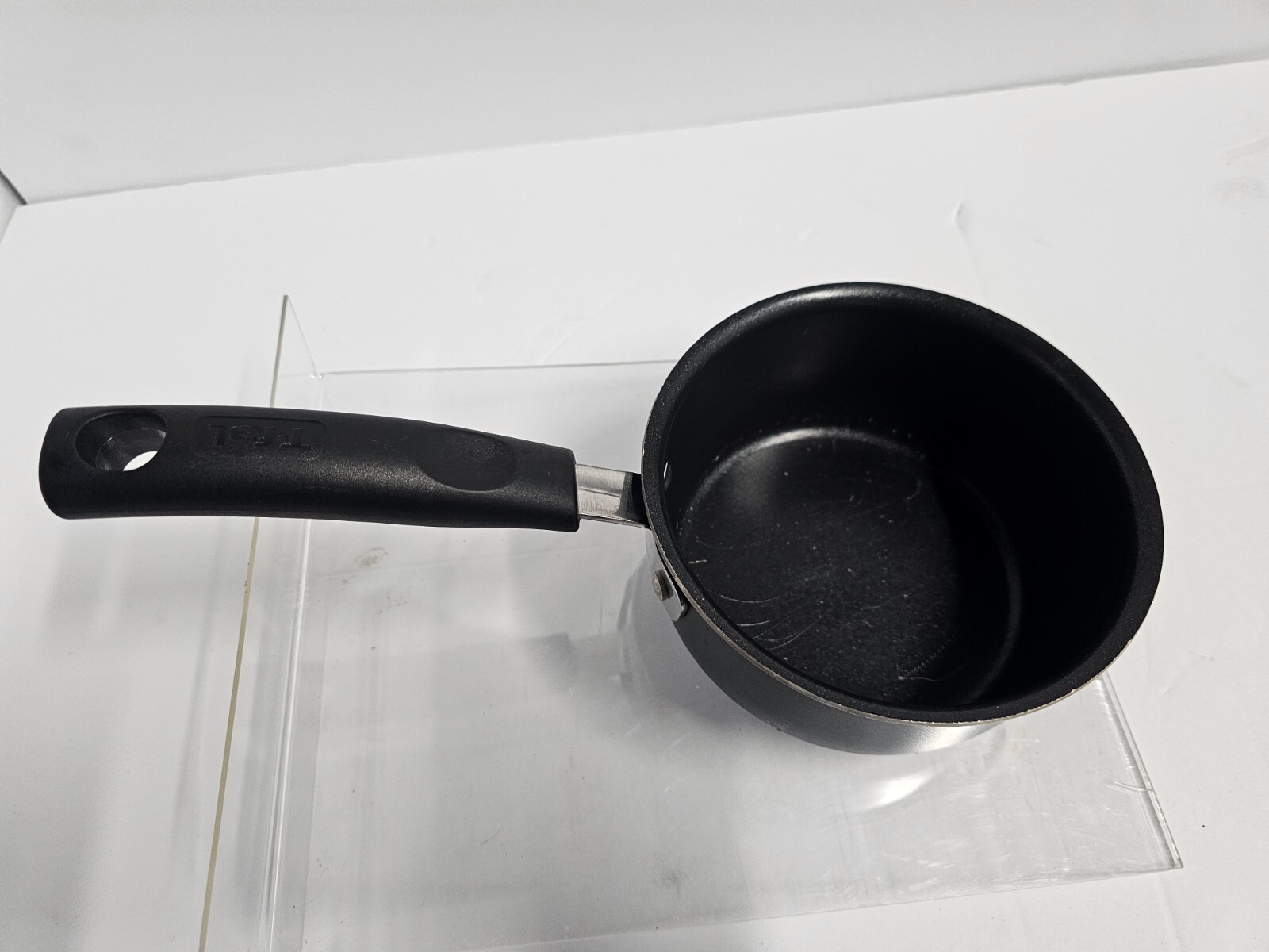 T-Fal Tefal 1.1 Quart Optimal Technology Saucepan Pot With Lid Stick Proof-image