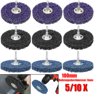 5/10X CSD Scheibe CBS Schleifscheibe Reinigungsscheibe 100mmX6mm Satz DE