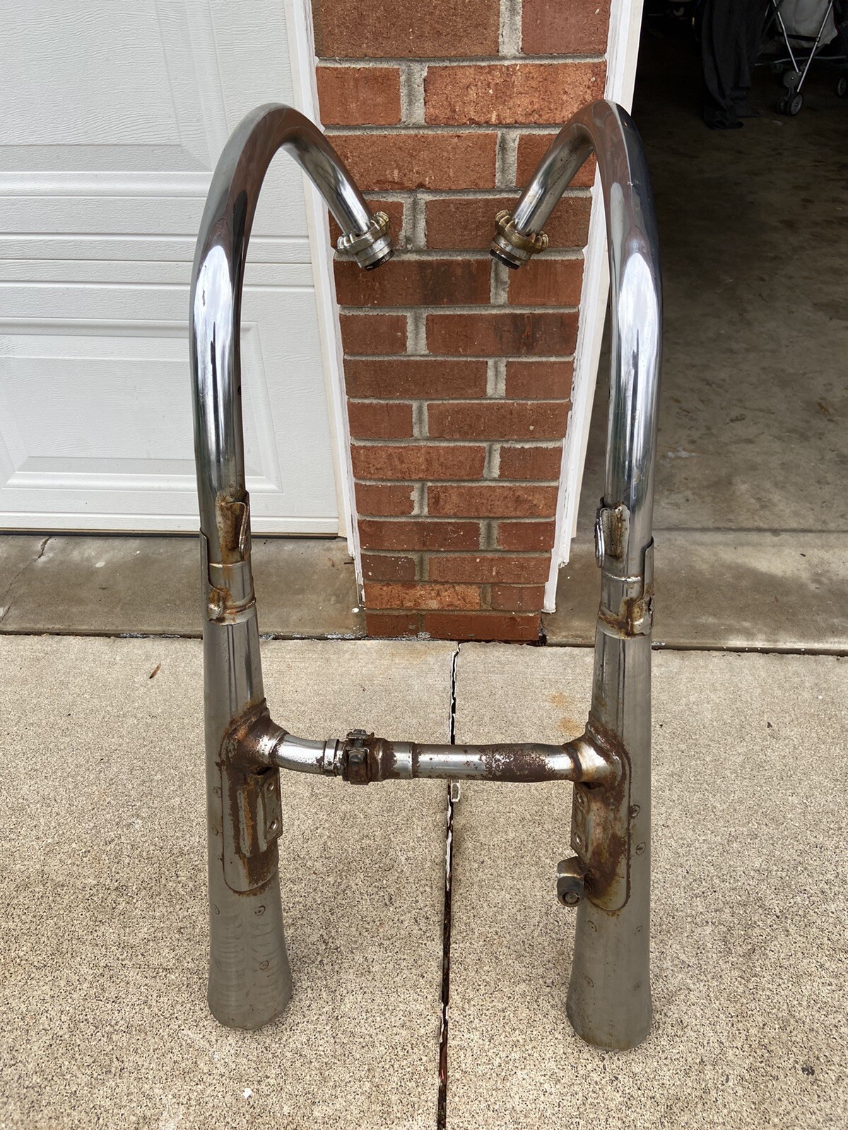 Yamaha XS650 7982 complete exhaust headers mufflers pipes left right