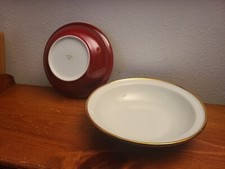 PILLIVUYT, FRENCH 10" and 9" Porcelian Serving Bowls