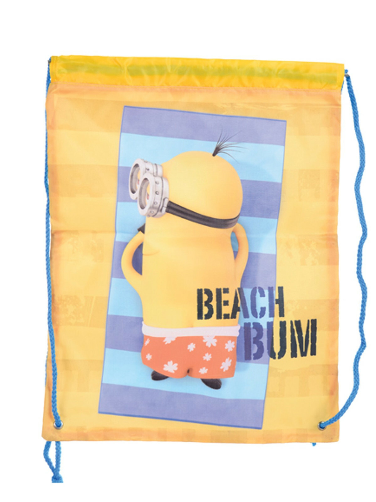 Shoe Bag Minions Gym Drawstring School Bag Sports Gym Sack Swim PE Kit