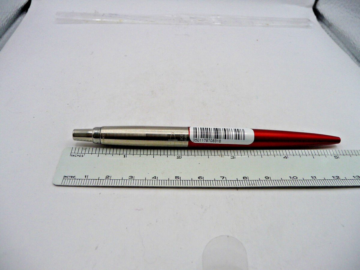 Parker Jotter 125th Anniversary Ball Pen-metallic red barrel-new