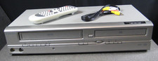 Emerson EWD2004 VCR DVD Combo VHS Player W/OEM remote AV Cables