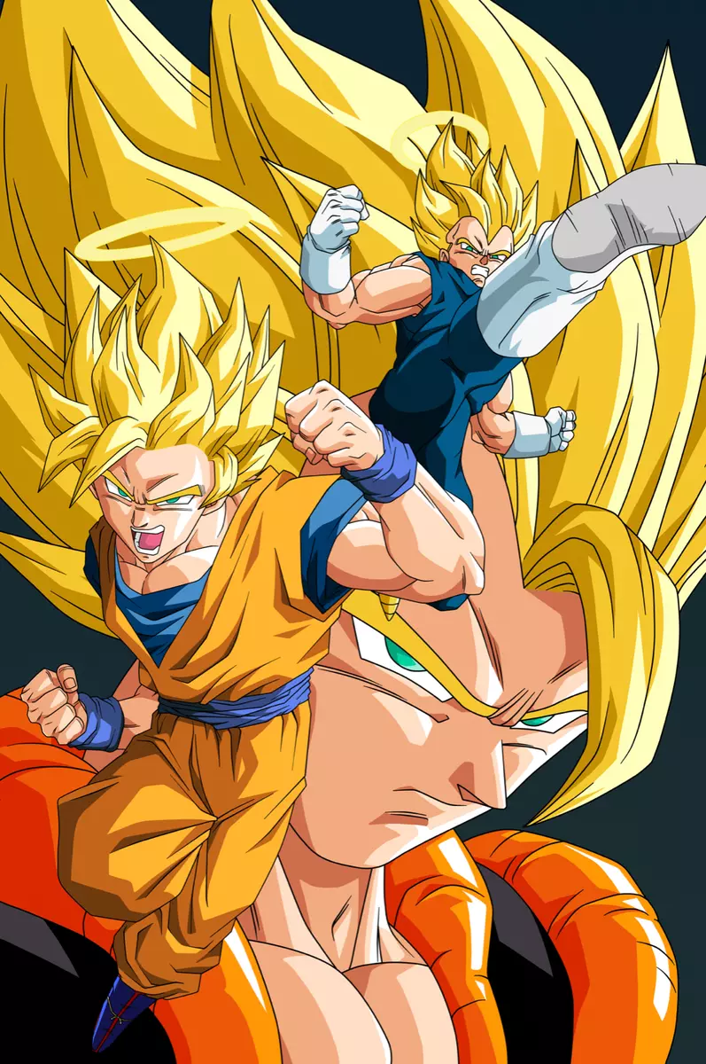 Dragon Ball Super/Z Goku Super Saiyan 12in x 18in Poster Free