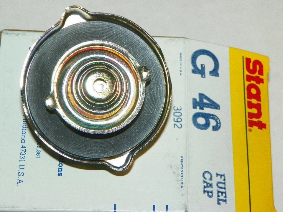 Oldsmobile 1961 Stant tapa del tanque de gasolina G-46 a prueba de sobretensiones (ver descripción) Foto 2 de 4