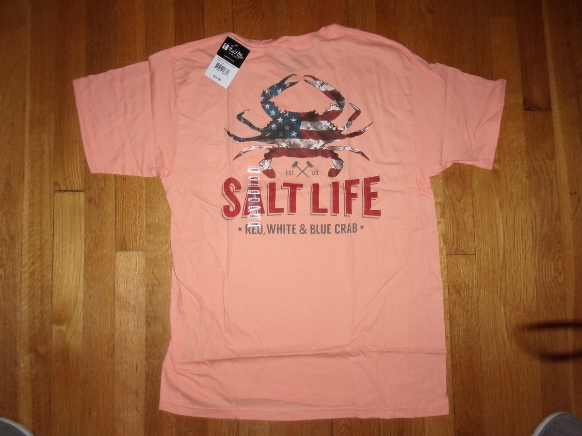 SALT LIFE tee T shirts short sleeve sz L Large NWT U PICK