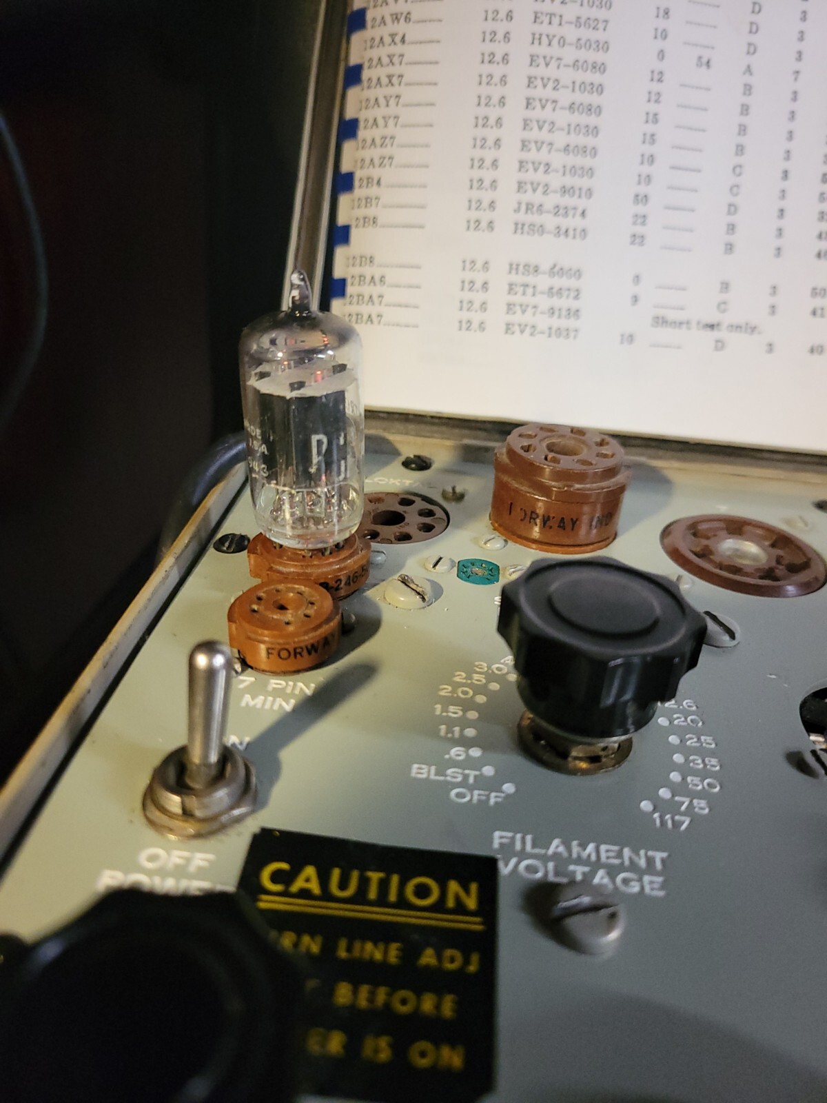 RCA 12AX7 ECC83 TV-7D/U TESTED TUBES for FENDER MARSHALL VOX AMPS!