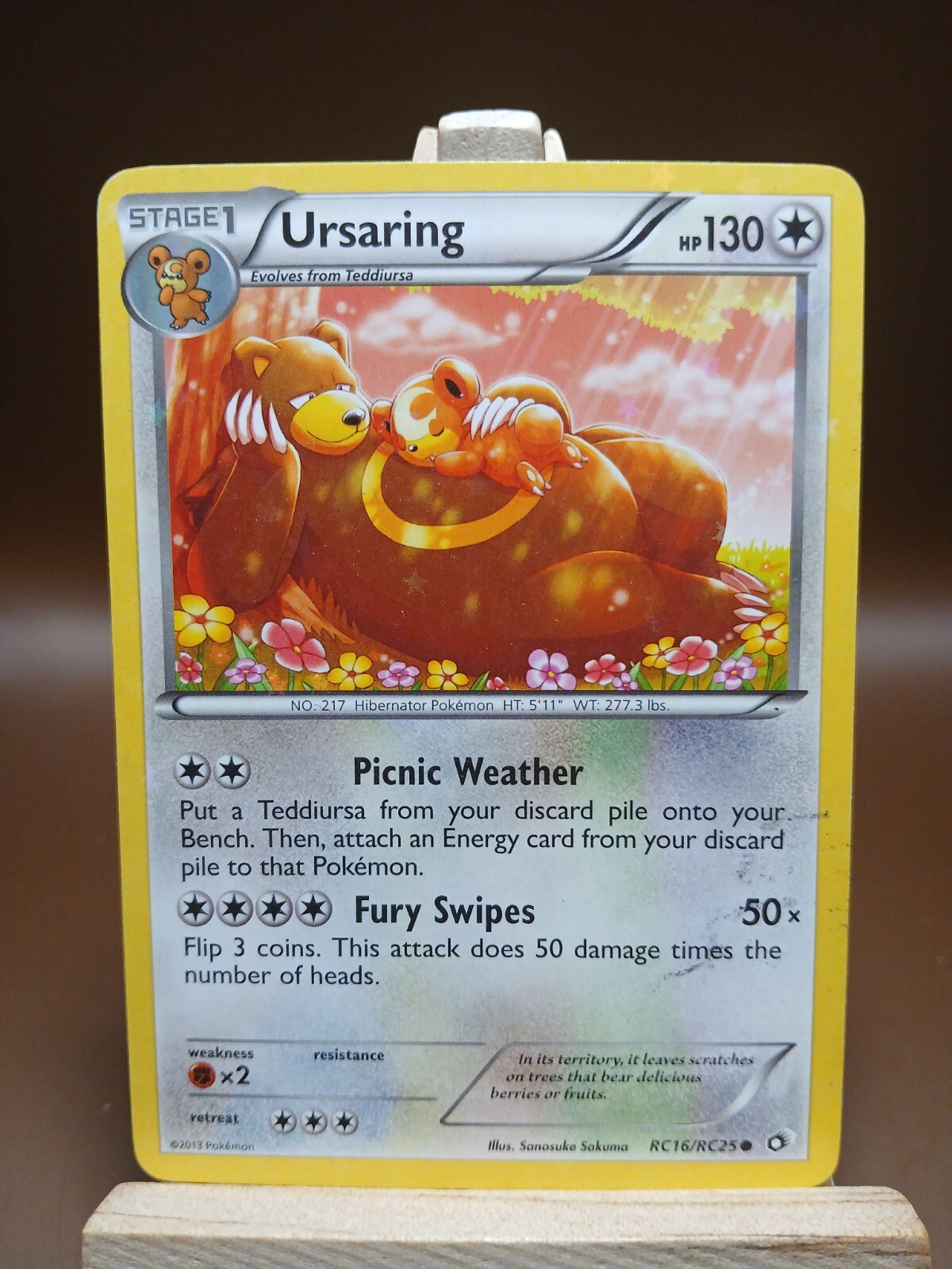 MP Ursaring RC16/RC25 Legendary Treasures: Radiant Collection Holo