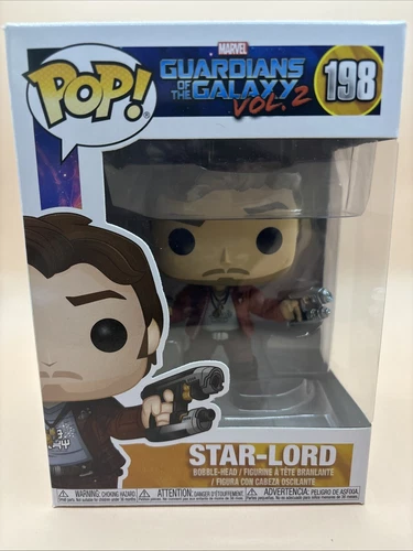 Funko Pop! Películas Marvel Guardianes de la Galaxia Vol 2. Star-Lord #198