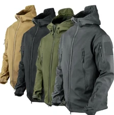 Tactical Jacket Mens Waterproof Military Coat Soft Shell Work Windbreaker Jacket