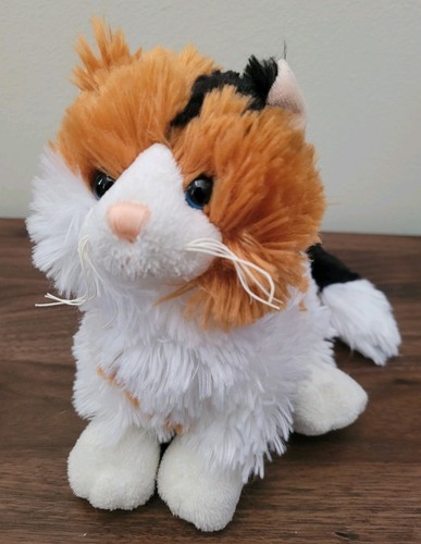 Ganz Webkinz Calico Cat Plush Stuffed Animal Kitty HM488 Rare HTF No Code