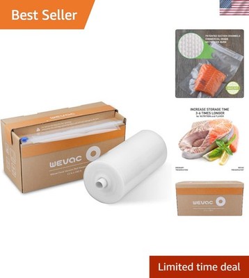 BPA-Free 11'' x 150' Vacuum Seal Roll with Easy Cutter - Ideal for Food Storage