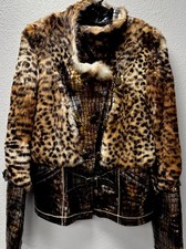 Giacca pelliccia pelle di