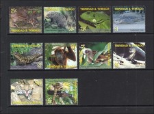 M28281 Trinidad & Tobago 2001 Wildlife Set X10 Umm Sg 895/04 Cat &pound;37.80